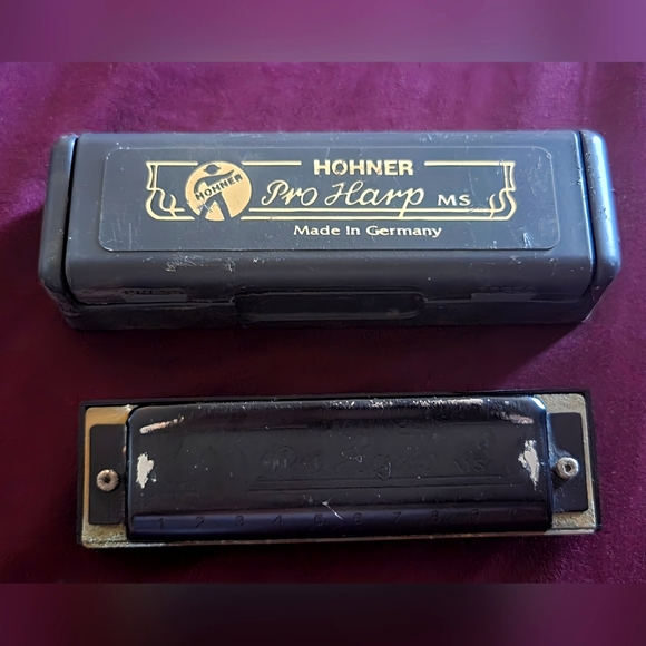 Vintage Hohner Chromatic G Harmonica with Case from Germany - Picture 1 of 3
